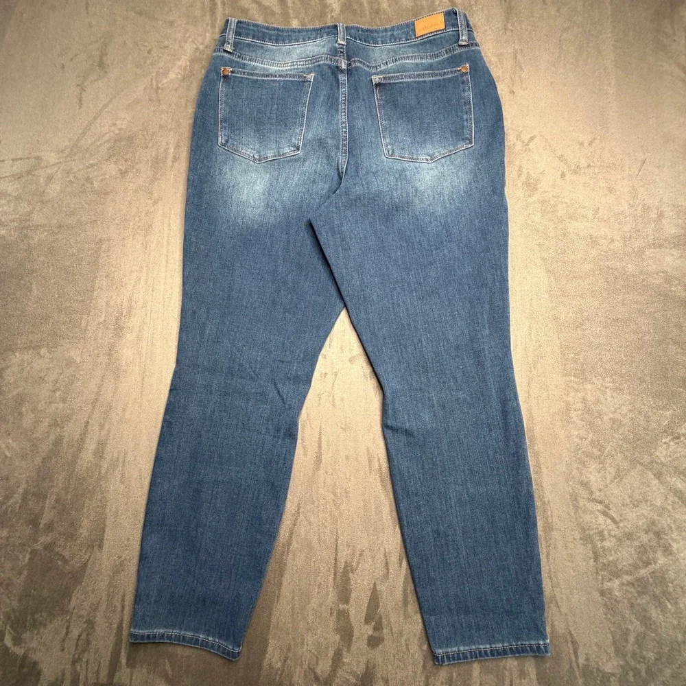 Judy Blue Boyfriend Jeans Womens 13/31 Blue‎ Stretch Faded JB88207 Tapered Leg